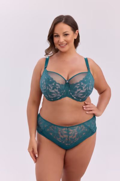 Biustonosz Soft Biustonosz Semi-Soft Model Melanie 1354 Green - Gaia — zdjęcie 2