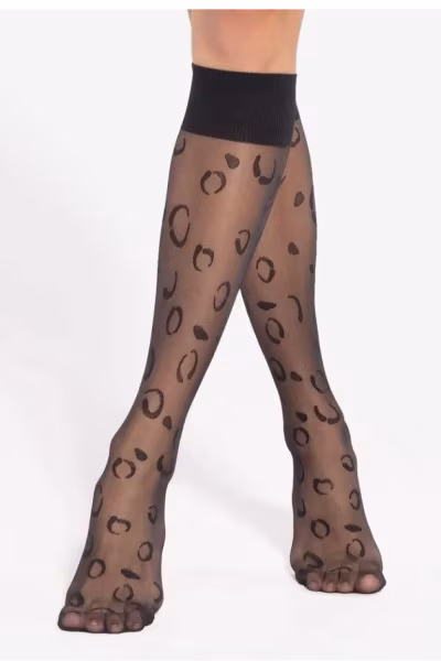 Podkolanówki Model Trendy Line 15 20 Den Black - Gatta — zdjęcie 1