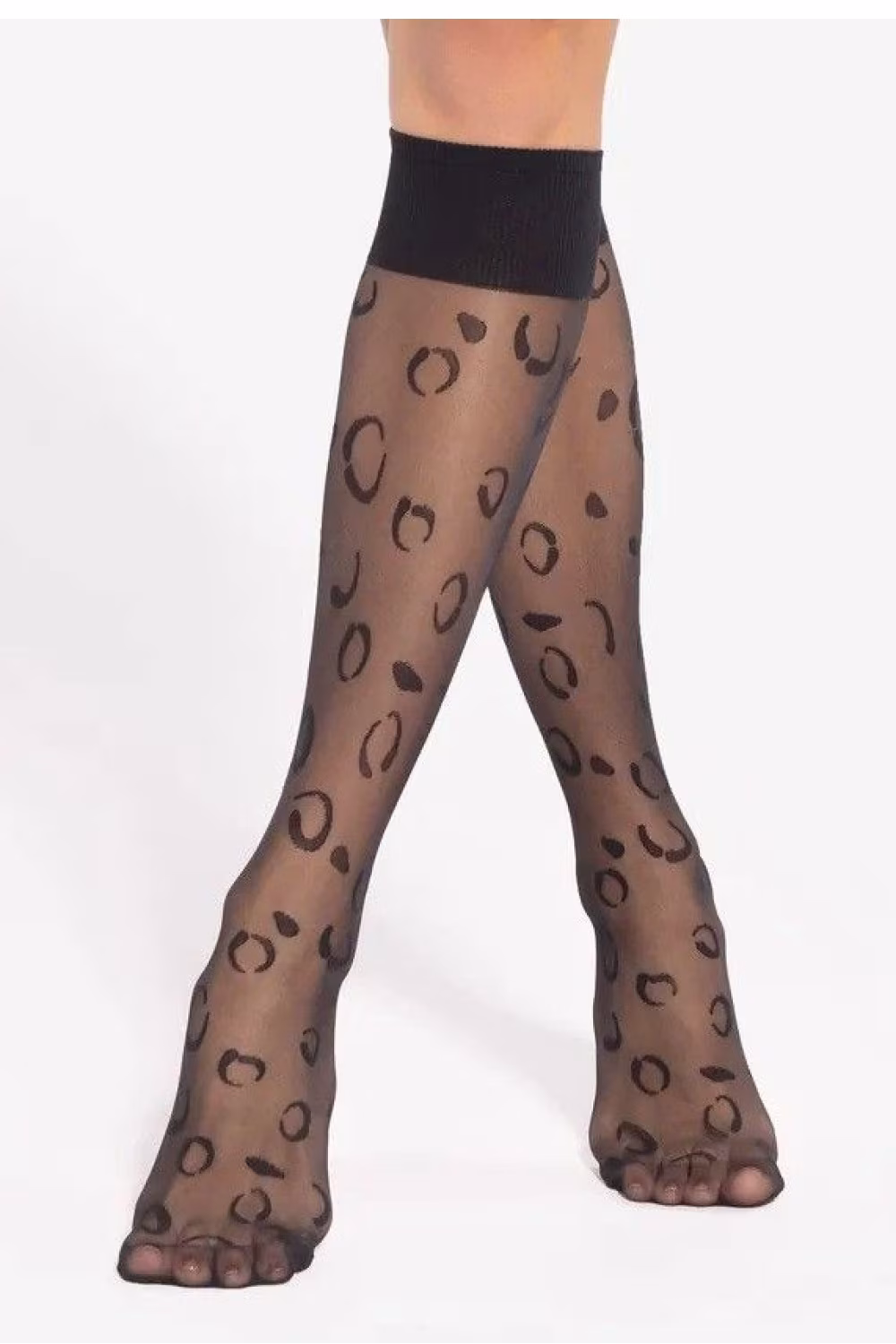 Podkolanówki Model Trendy Line 15 20 Den Black - Gatta