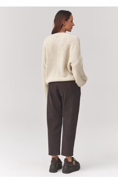 Sweter Damski Model C37 Light Beige - Makadamia — zdjęcie 3