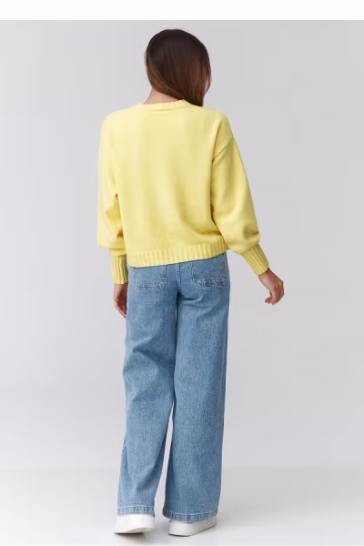 Sweter Damski Model C43 Yellow - Makadamia — zdjęcie 3