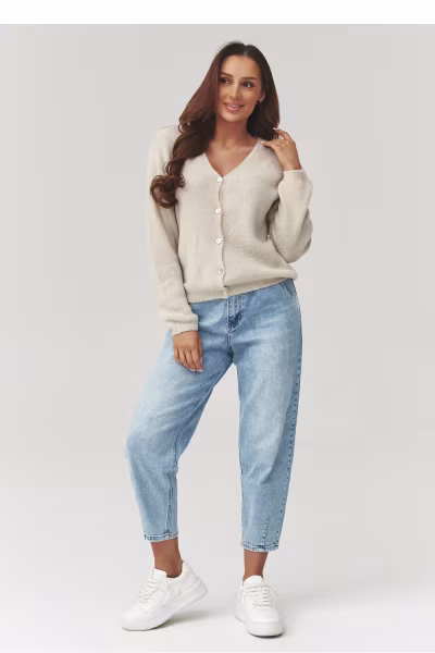 Sweter Damski Model C38 Light Beige - Makadamia — zdjęcie 2