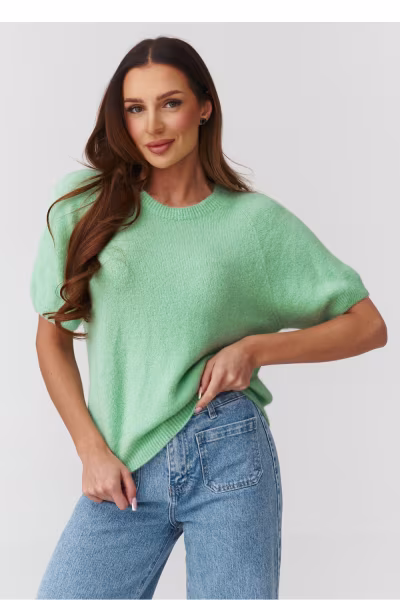 Sweter Damski Model C45 Green - Makadamia — zdjęcie 1