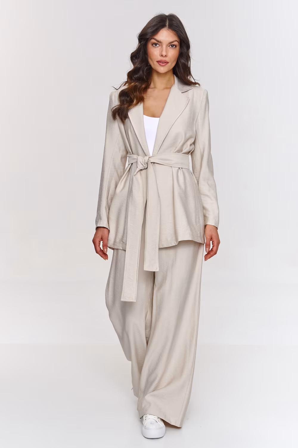 Spodnie Komplet Model M883 Light Beige - Makadamia