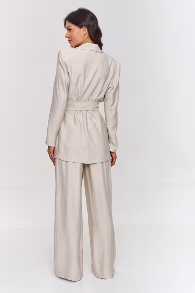 Spodnie Komplet Model M883 Light Beige - Makadamia — zdjęcie 2