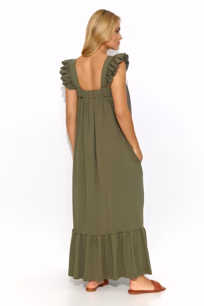 Sukienka Model M817 Khaki - Makadamia — zdjęcie 2