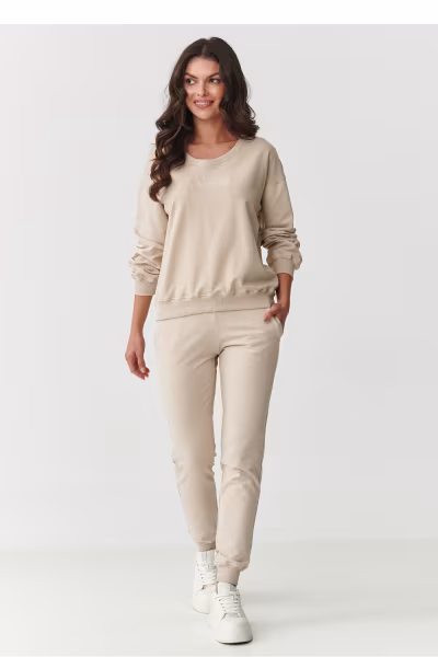Spodnie Komplet Model M891 Light Beige - Makadamia — zdjęcie 1
