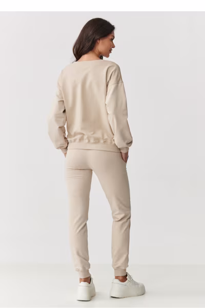Spodnie Komplet Model M891 Light Beige - Makadamia — zdjęcie 2