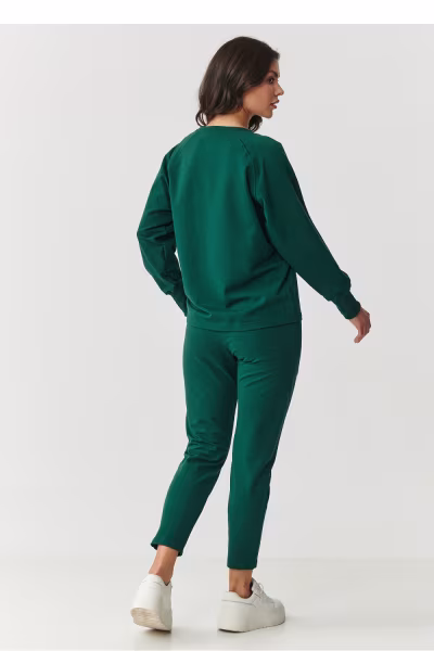 Spodnie Komplet Model M888 Bottle Green - Makadamia — zdjęcie 2