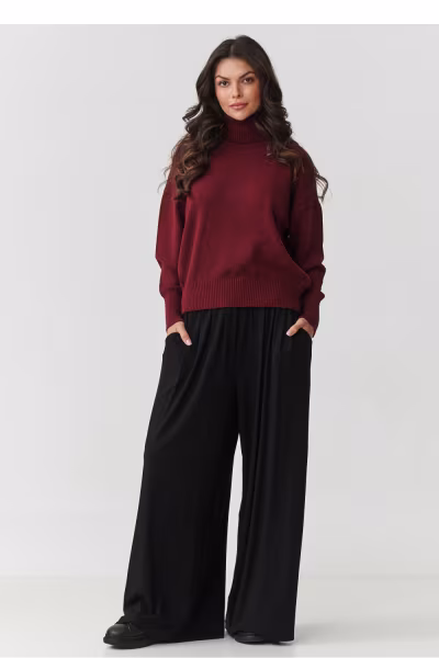 Golf Damski Model S165 Bordo - Makadamia — zdjęcie 2