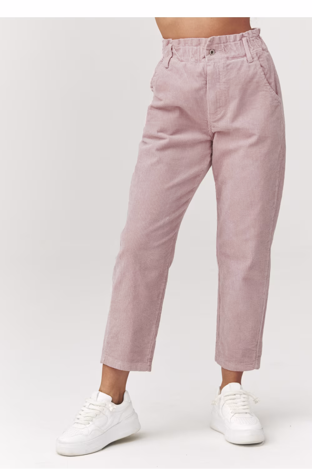 Spodnie Damski Model C33 Powder Pink - Makadamia