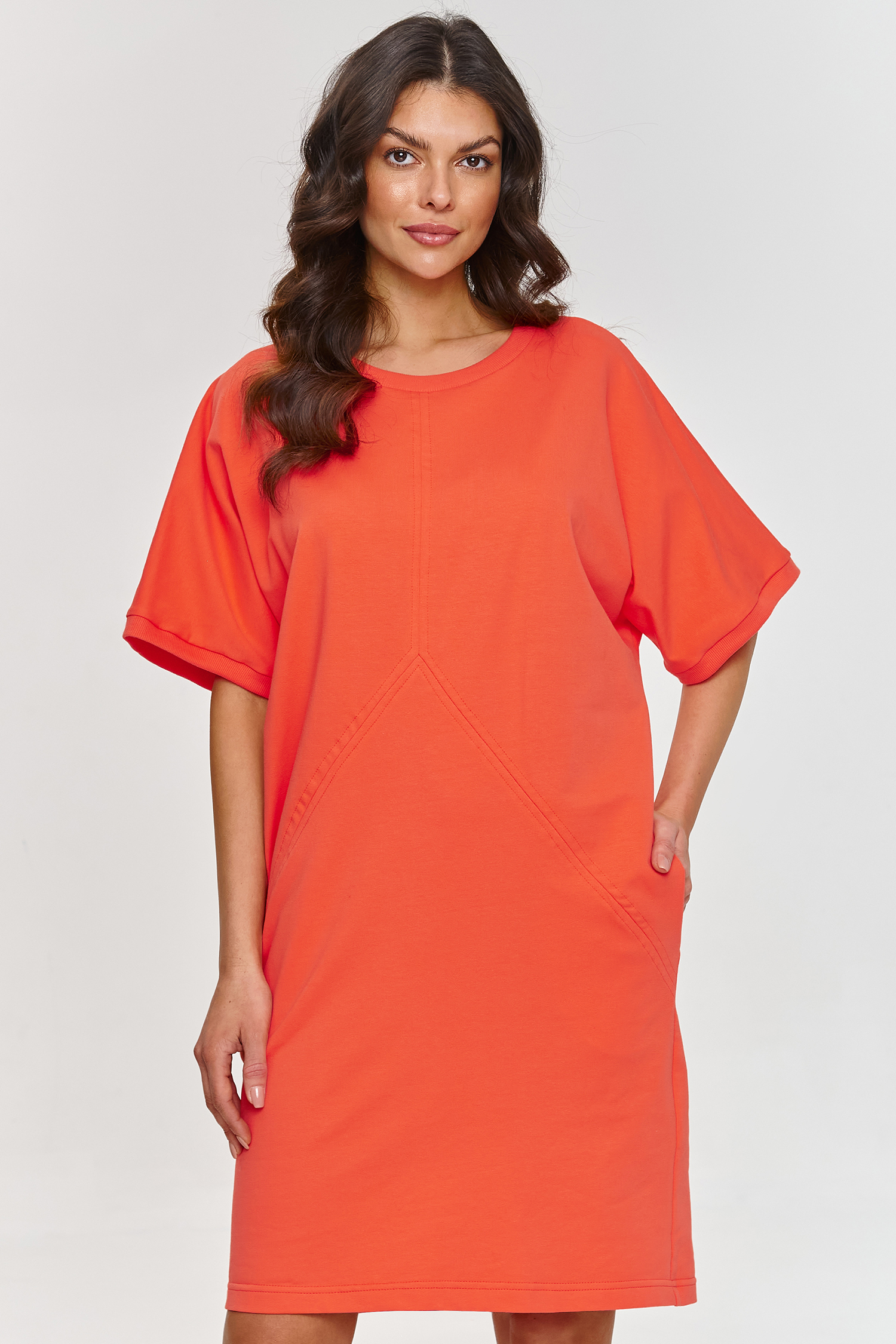 Sukienka Model M864 Coral - Makadamia