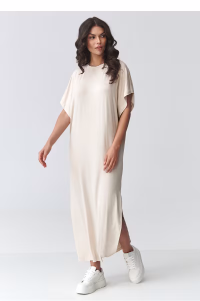 Sukienka Model M927 Light Beige - Makadamia — zdjęcie 2