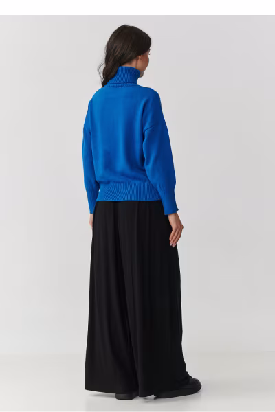 Golf Damski Model S165 Blue Jeans - Makadamia — zdjęcie 3