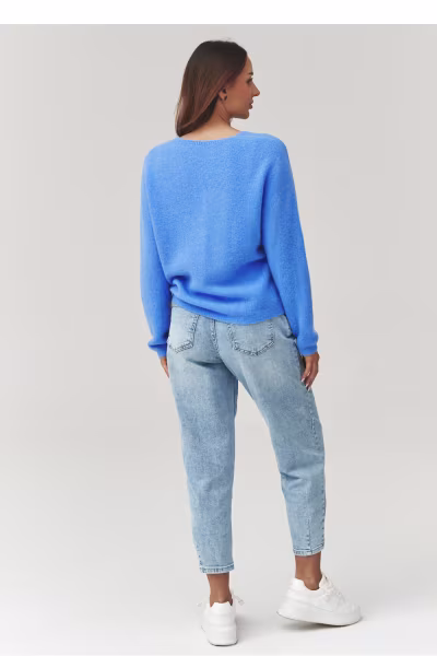 Sweter Damski Model C38 Blue Jeans - Makadamia — zdjęcie 3