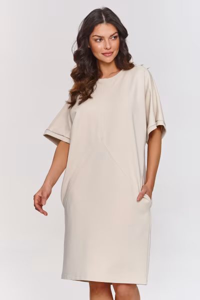 Sukienka Model M864 Light Beige - Makadamia — zdjęcie 1