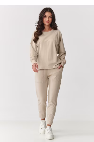 Spodnie Komplet Model M888 Light Beige - Makadamia — zdjęcie 1