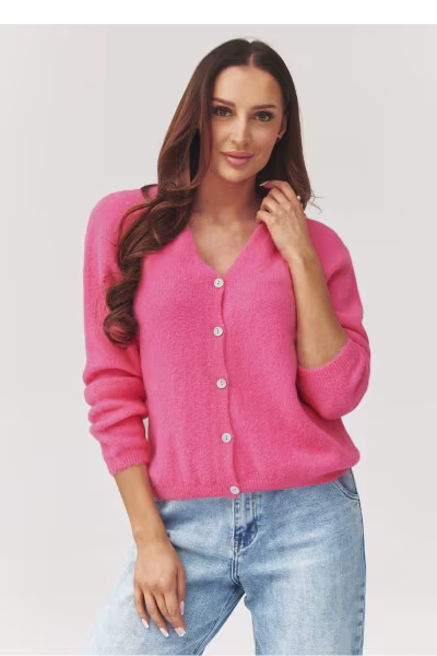 Sweter Damski Model C38 Baby Pink - Makadamia — zdjęcie 1