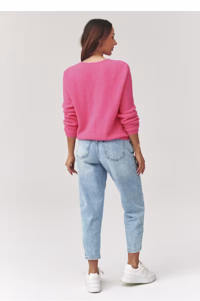 Sweter Damski Model C38 Baby Pink - Makadamia — zdjęcie 3