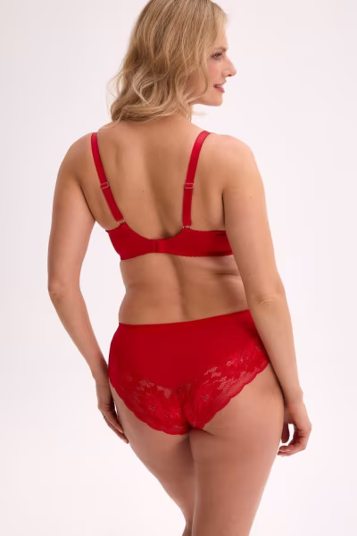 Biustonosz Soft Biustonosz Semi-Soft Model Mirella 1316 Red - Gaia — zdjęcie 1