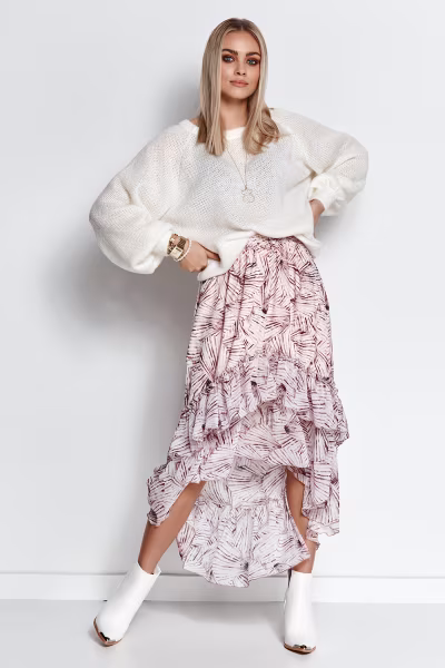Sweter Damski Model S114 Ecru - Makadamia — zdjęcie 2