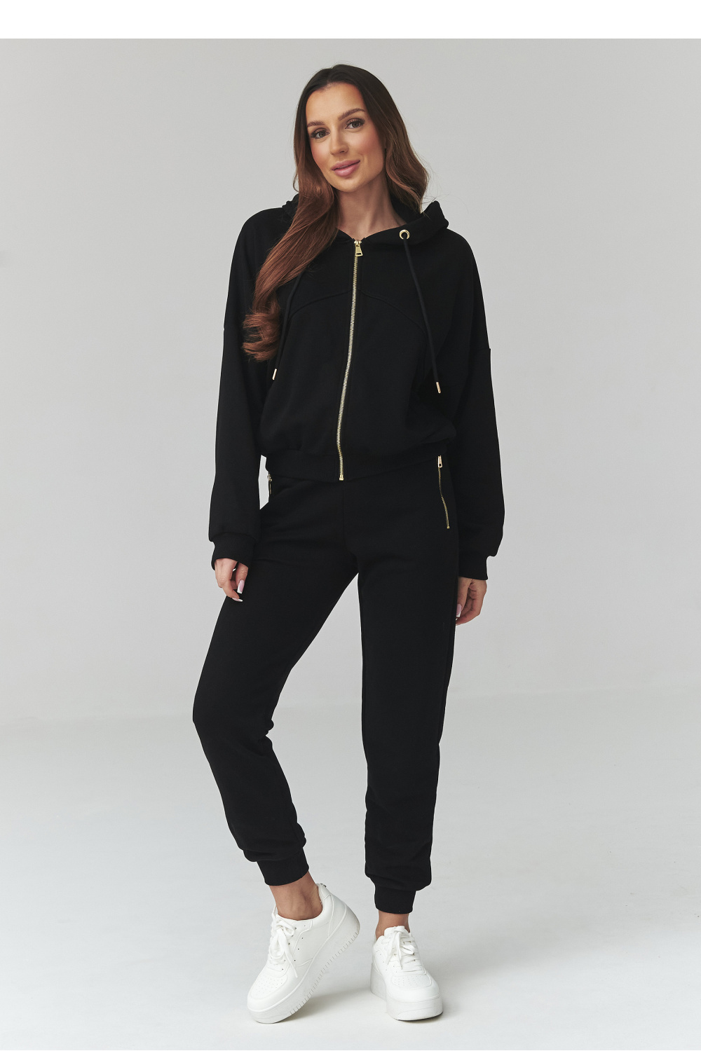 Spodnie Komplet Model A14 Black - Makadamia