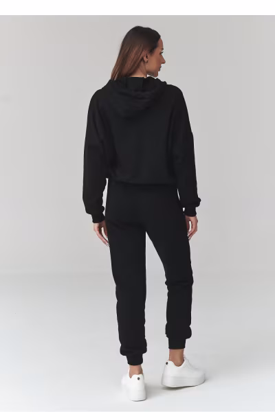 Spodnie Komplet Model A14 Black - Makadamia — zdjęcie 3