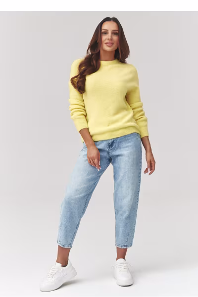 Sweter Damski Model C40 Yellow - Makadamia — zdjęcie 2