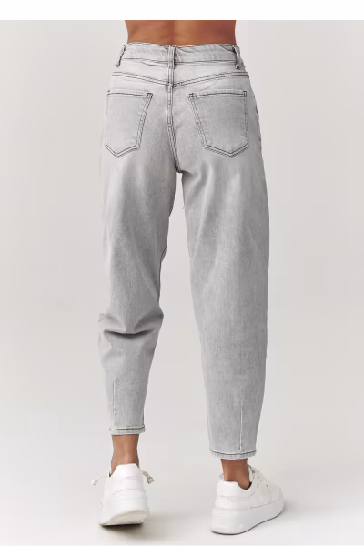 Spodnie Jeansy Damskie Model C31 Grey - Makadamia — zdjęcie 3