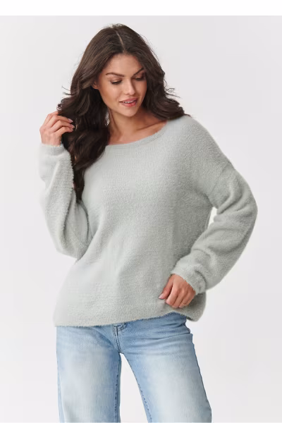Sweter Damski Model S171 Light Grey - Makadamia — zdjęcie 1