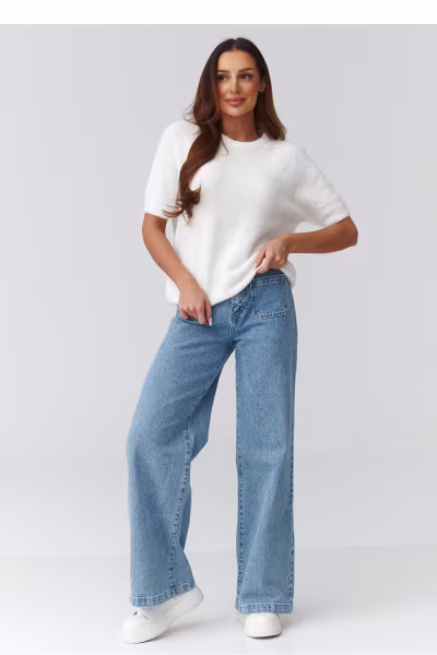 Sweter Damski Model C45 Ecru - Makadamia — zdjęcie 2