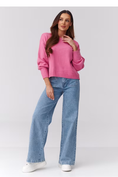 Sweter Damski Model C43 Baby Pink - Makadamia — zdjęcie 2