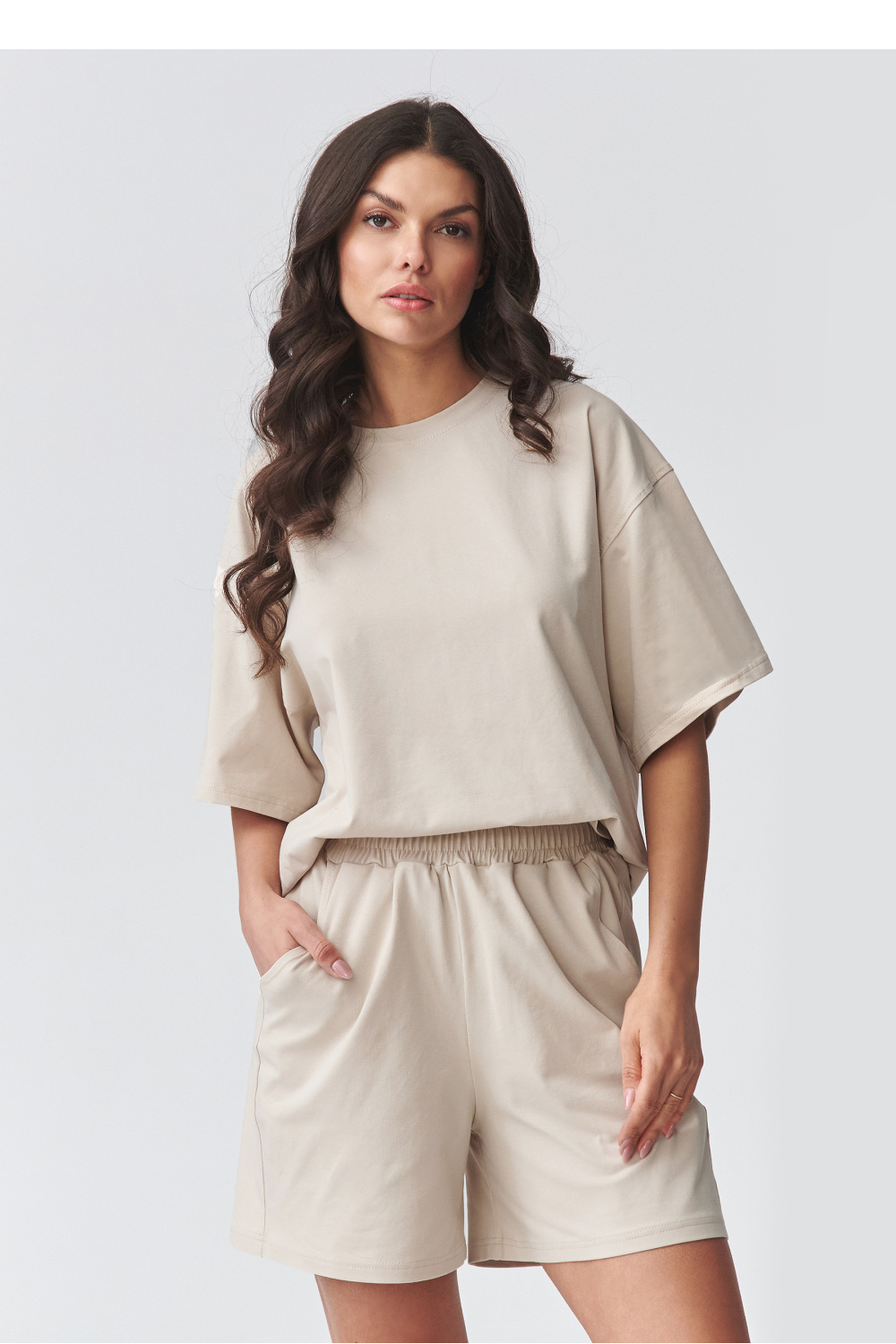 Spodnie Komplet Model M935 Light Biege - Makadamia