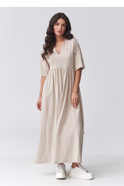 Sukienka Model M933 Light Beige - Makadamia — zdjęcie 1