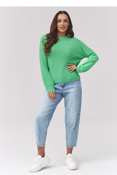 Sweter Damski Model C40 Green - Makadamia — zdjęcie 2