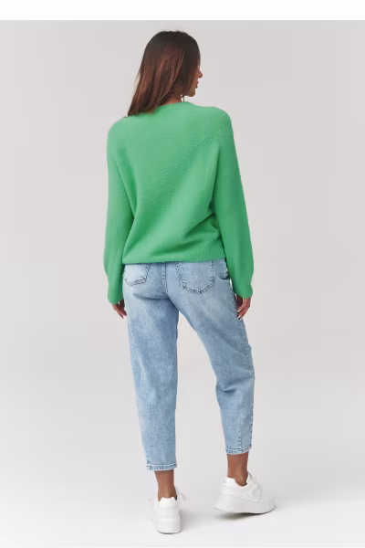 Sweter Damski Model C40 Green - Makadamia — zdjęcie 3