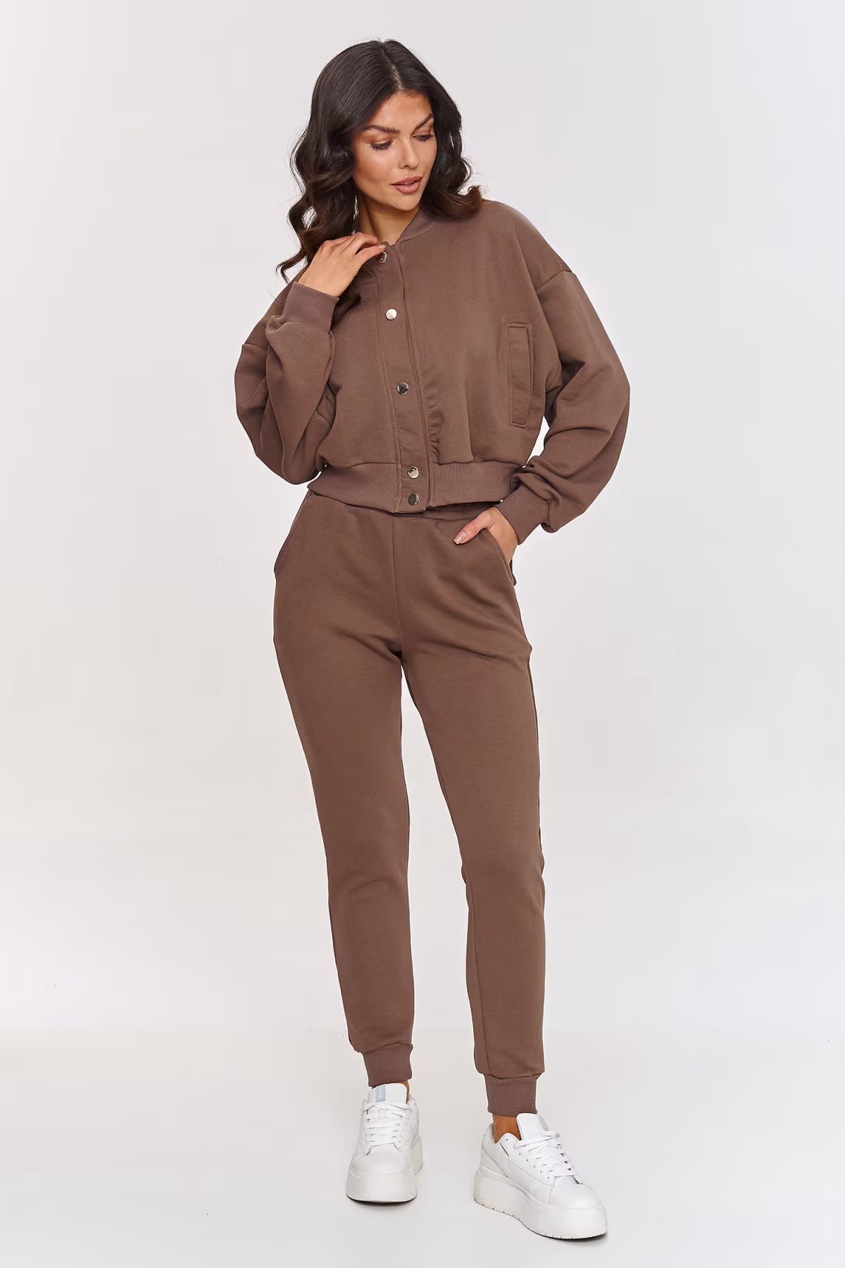 Spodnie Komplet Model A11 Mocca - Makadamia
