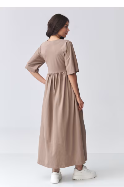 Sukienka Model M933 Mocca - Makadamia — zdjęcie 3