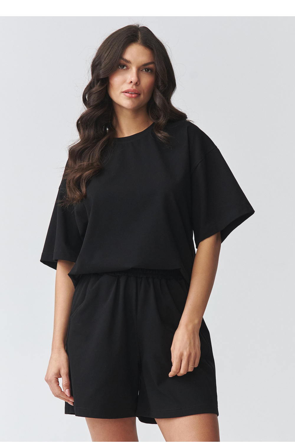 Spodnie Komplet Model M935 Black - Makadamia