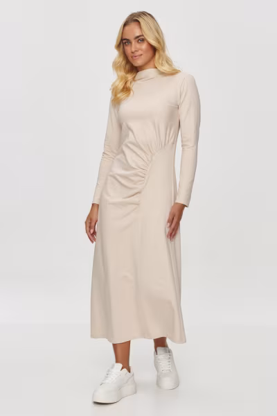 Sukienka Model M847 Light Beige - Makadamia — zdjęcie 1