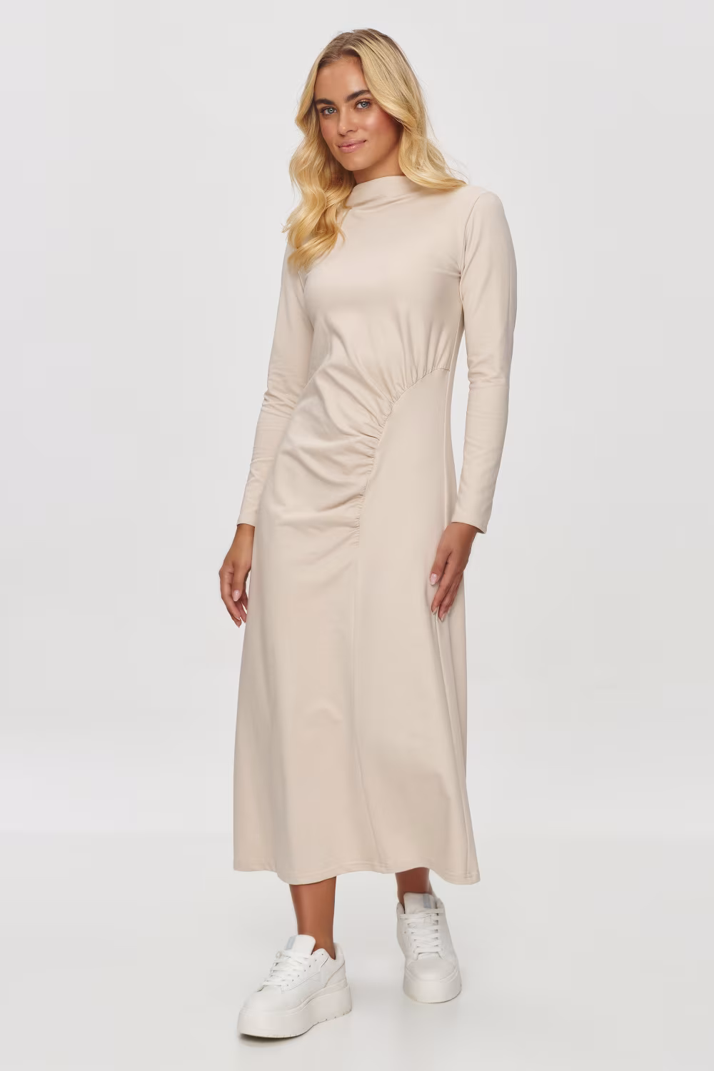Sukienka Model M847 Light Beige - Makadamia