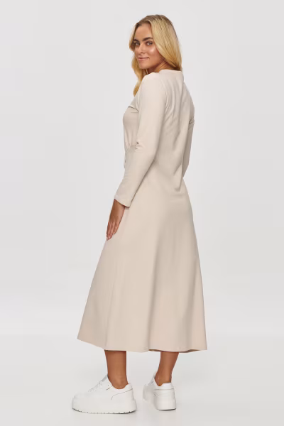 Sukienka Model M847 Light Beige - Makadamia — zdjęcie 2