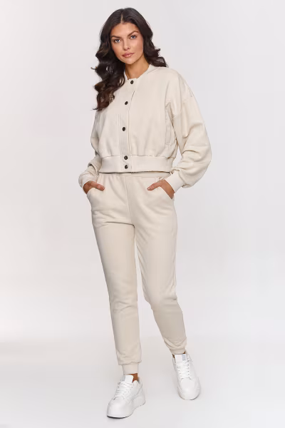 Spodnie Komplet Model A11 Light Beige - Makadamia — zdjęcie 1