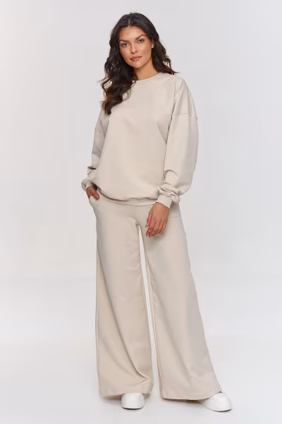 Spodnie Komplet Model M863 Light Beige - Makadamia — zdjęcie 1