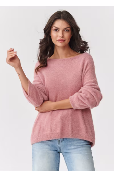 Sweter Damski Model S171 Dirty Pink - Makadamia — zdjęcie 1