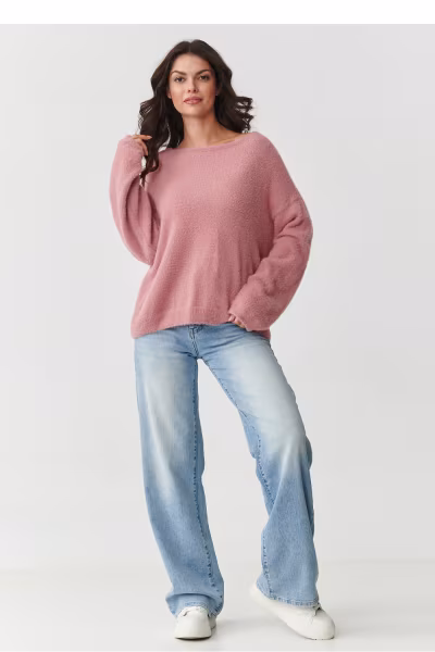 Sweter Damski Model S171 Dirty Pink - Makadamia — zdjęcie 2