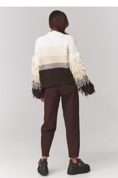 Sweter Damski Model C25 Beige - Makadamia — zdjęcie 3