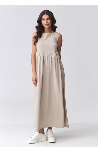 Sukienka Model M932 Light Beige - Makadamia — zdjęcie 1
