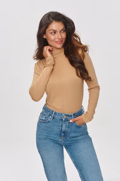 Bluzka Model M840 Beige - Makadamia — zdjęcie 1