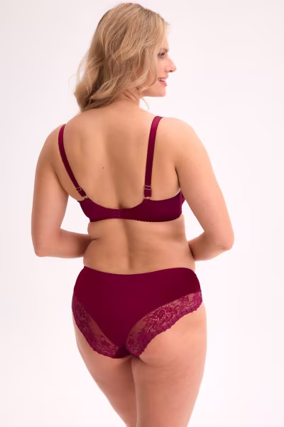 Biustonosz Soft Biustonosz Semi-Soft Model Jovana 1313M Bordo - Gaia — zdjęcie 2